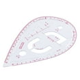 thumbnail image 1 of Sewing Ruler Multipurpose Plastic Sleeve Curve Ruler Clothing Ruler for Tailor, 1 of 7