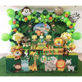 thumbnail image 5 of Globos De Animales Para Decoración De Fiesta De Cumpleaños 1 Verde, 5 of 5