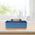 thumbnail image 3 of Caja de almacenamiento multiusos de escritorio con asa, contenedor dividido para dulces, refrigerios, maquillaje y artículos diversos, organizador de gran capacidad para el hogar y la oficina, 3 of 7