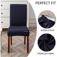 thumbnail image 3 of Waterproof Chair Covers for Dining Room Set of 2, Stretch Jacquard Dining Chair Slipcovers Removable Washable Chair Protectors Cover for Kitchen, 3 of 13