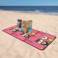 thumbnail image 5 of Premium Bath Towel Cartoon Dog Face - Quick Drying - Coral Velvet Highly Absorbent Bath Towel Bathroom Beach Gym Hotel Salon Spa Sport Yoga Towel (27x55in), 5 of 6