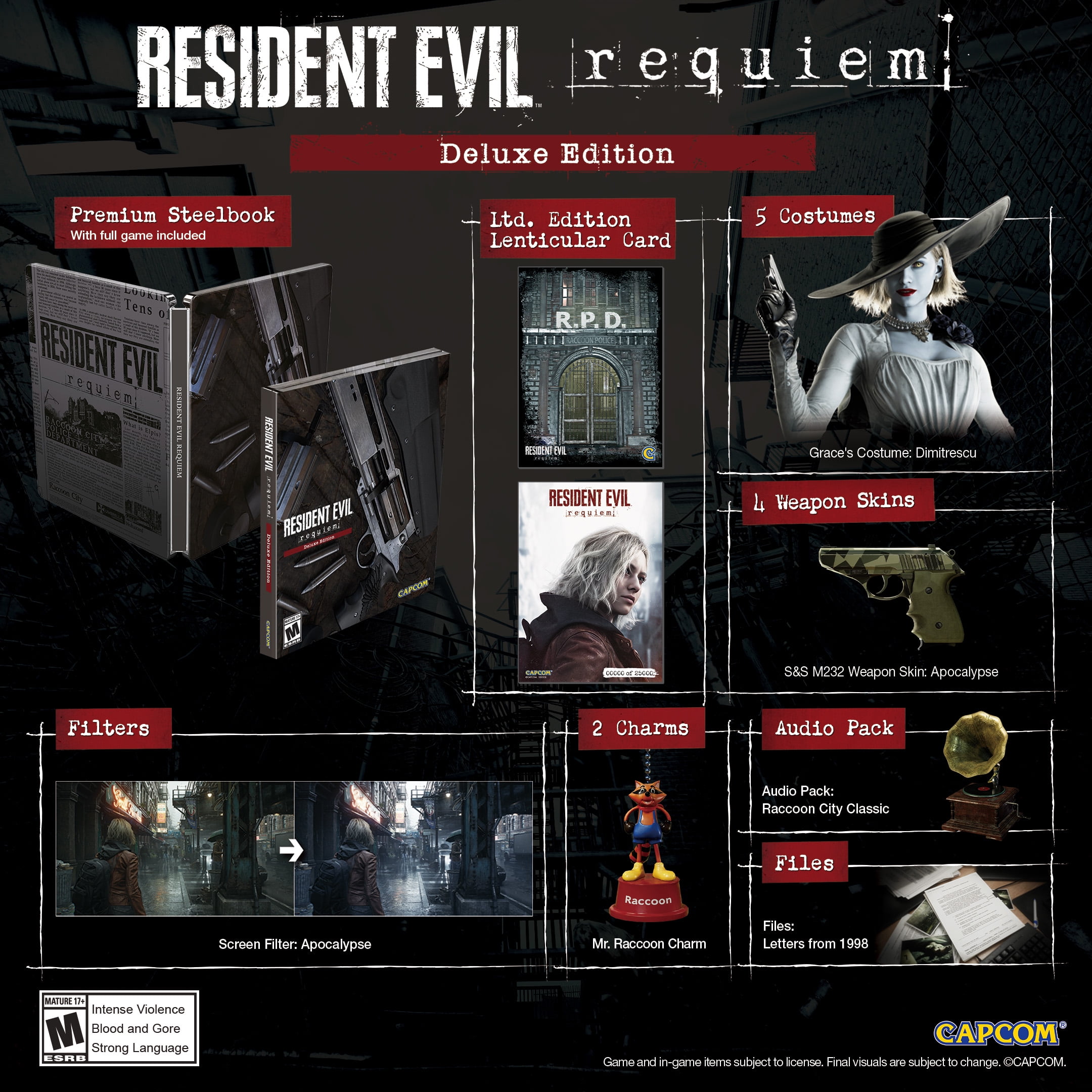 Jeu vidéo Resident Evil Requiem Deluxe Edition Steel Book pour (Xbox Series X)