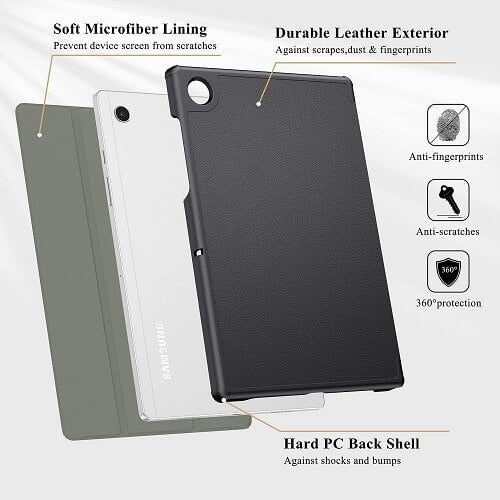 SuperShield Folio Case for Samsung Galaxy Tab S10 Lite/ S10 FE/ S9