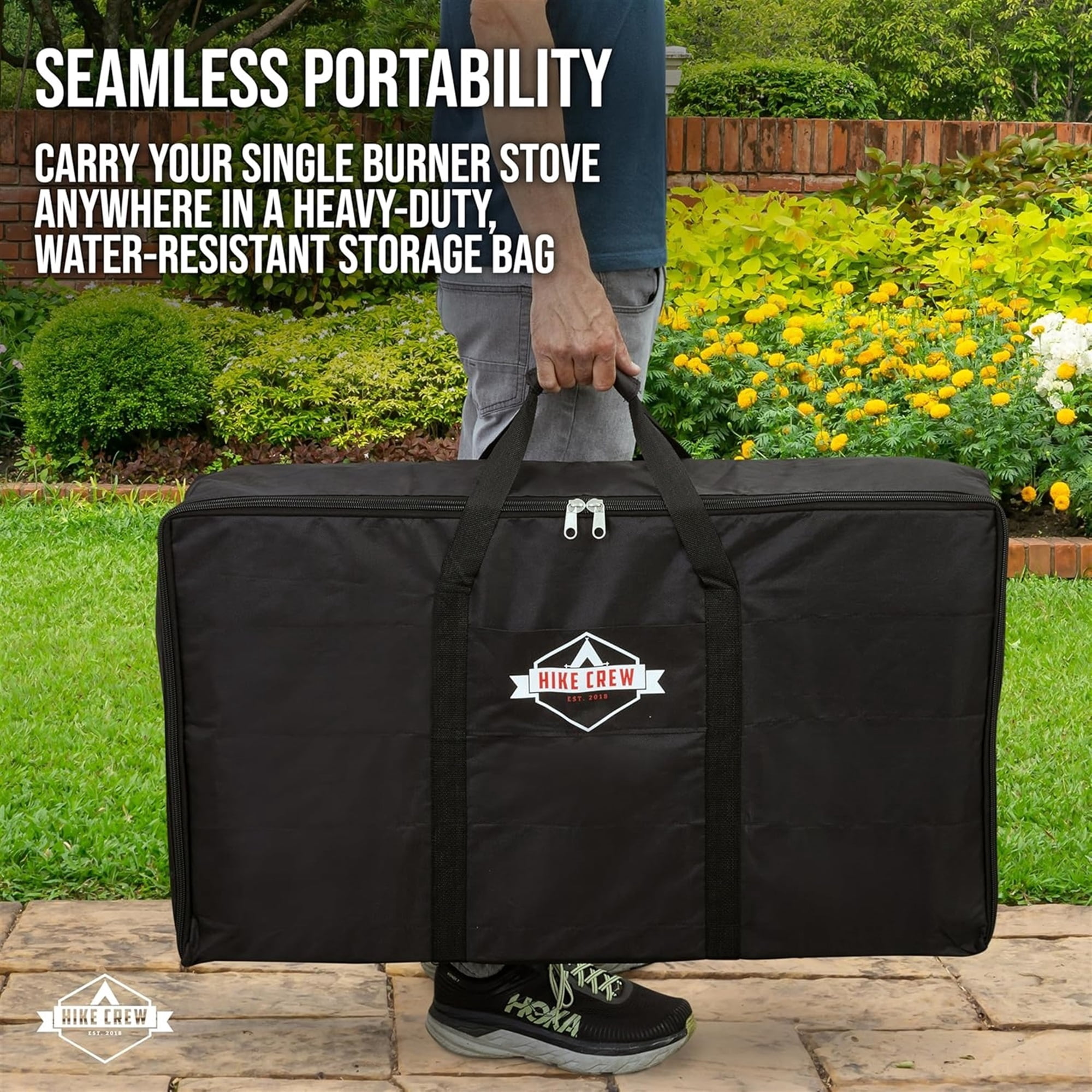 Hike Crew Portable Stove Carry Bag for 3-Burner Camping Stove with Water & Corrosion Resistance