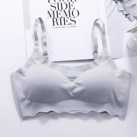 

Women Sports Bra Adjustable Shoulder Strap Push Up Female Beauty Back Sports Bra No Trace No Rims Strap Sleeping Bras