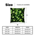 thumbnail image 5 of Saint Patrick's Day Exclusive Velvet Throw Pillow Inserts Set of 2 with Unique Patterns - 16x16, 18x18, 20x20 Inches for Pillow Covers and Decorative Pillows for Home, 5 of 6
