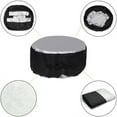 thumbnail image 3 of 4 Pack S Size 13-19 Inch Spare Tire Cover 210D Oxford Cloth Tire Cover 13-23 Inch Car Spare Tire Cover Car Wheel Protector Cover, 3 of 5