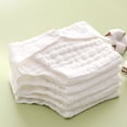 thumbnail image 4 of Homoyoyo 5-Pack Baby Cotton Nappies Reusable Soft Breathable Diapers Prevent Irritation for Sleep Use White, 4 of 8