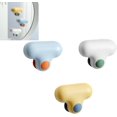 thumbnail image 1 of 3 Pieces Shower Squeegee, Silicone Shower Squeegee Window Squeegee with Silicone Suction Cup without Drill for Shower Room Mirror Glass Window, 1 of 5