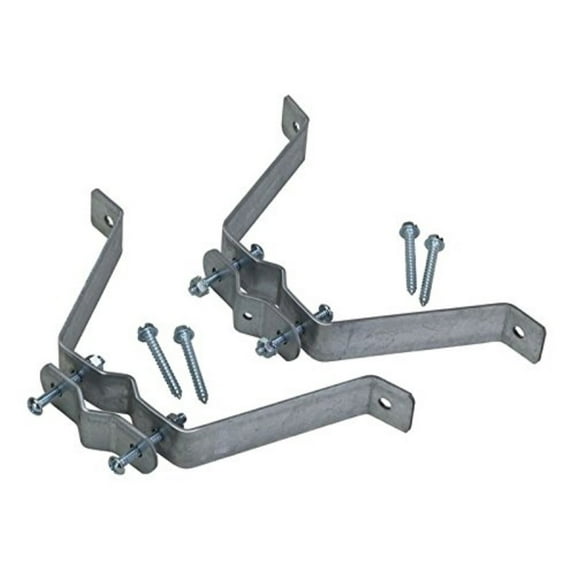 ez 30-4w 4" stand off wall mount for up to 2" mast - w style antenna bracket