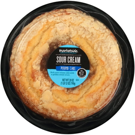 Marketside Sour Cream Pound Cake 28 oz. Container
