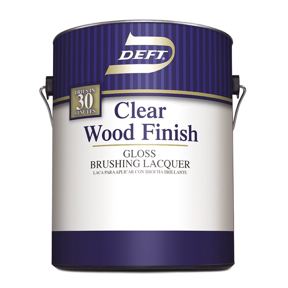 Deft® Clear Wood Finish Brushing Lacquer, Gloss