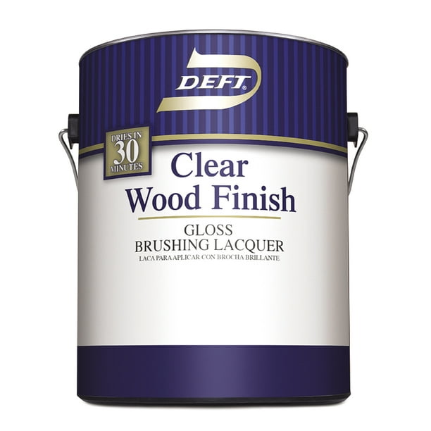 Deft® Clear Wood Finish Brushing Lacquer, Gloss