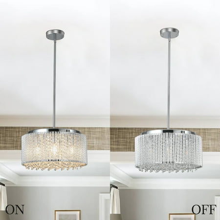 

Seetaras Large Crystal Chandelier K9 Crystal Modern Round Chandelier Crystal Pendant Fixtures Luxury Pendant Ceiling Light For Dining Room Entryway Foyer Staircase