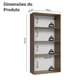 thumbnail image 2 of Mueble Armario De Vidrio Madesa 2 Puertas Con Pies Marrón 02, 2 of 4