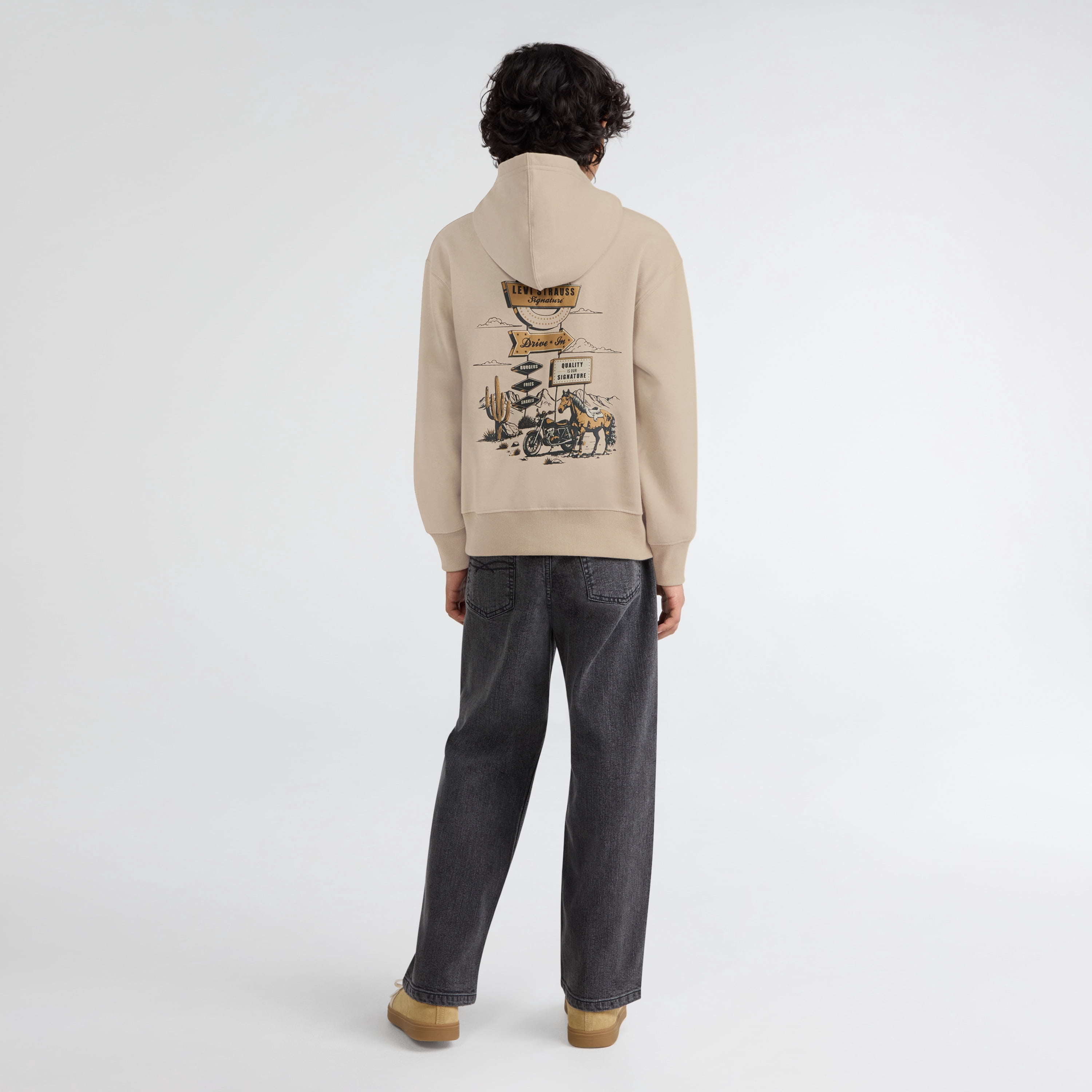Levi Strauss Signature Boys Fleece Hoodie, Sizes 4-18