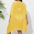 thumbnail image 6 of Beach Cover Up Swim Suits for Women 2025 Stylish Plus Size Pullover Viscose Swimwear Cover-Up for Women - Comfortable Mid-Length Sleeve Dress for Versatile Wear, 6 of 6