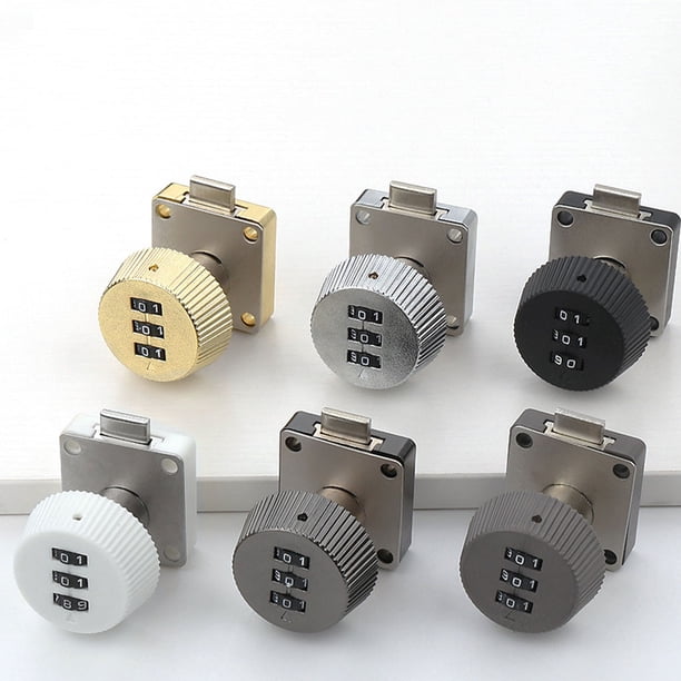 Maoww Cabinets Safe Zinc-Alloy Security Cabinet Cam Lock 3-digit