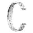 thumbnail image 3 of FIEWESEY Metal Bands Compatible with Fitbit Luxe Band Stainless Steel Metal Band Replacement Wristband Women's Men's Watch Accessories for Fitbit Luxe(Silver), 3 of 6