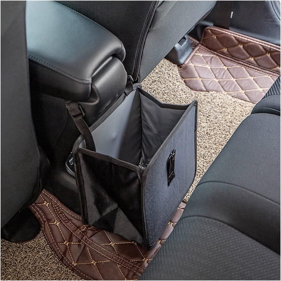 Foldable Hanging Trash Can for Car, Waterproof & Leakproof Storage Bag, Large Capacity Car Interior Accessories