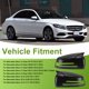 thumbnail image 2 of Reemplazo de tapa de espejo lateral ABS negro para Mercedes-Benz A-Class W176 2012-2017, Unique Bargains 1 par con agujero para señal de giro, 2 of 7
