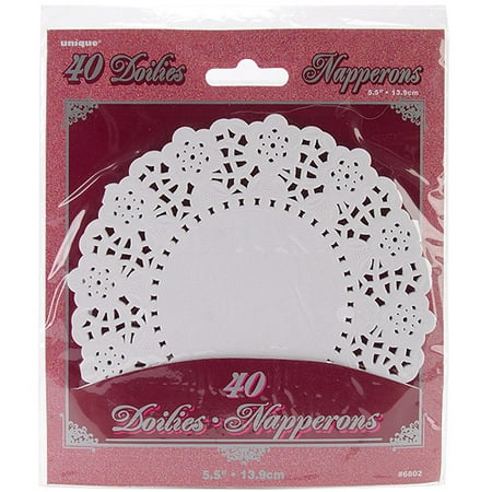 Round White Lace Paper Doilies