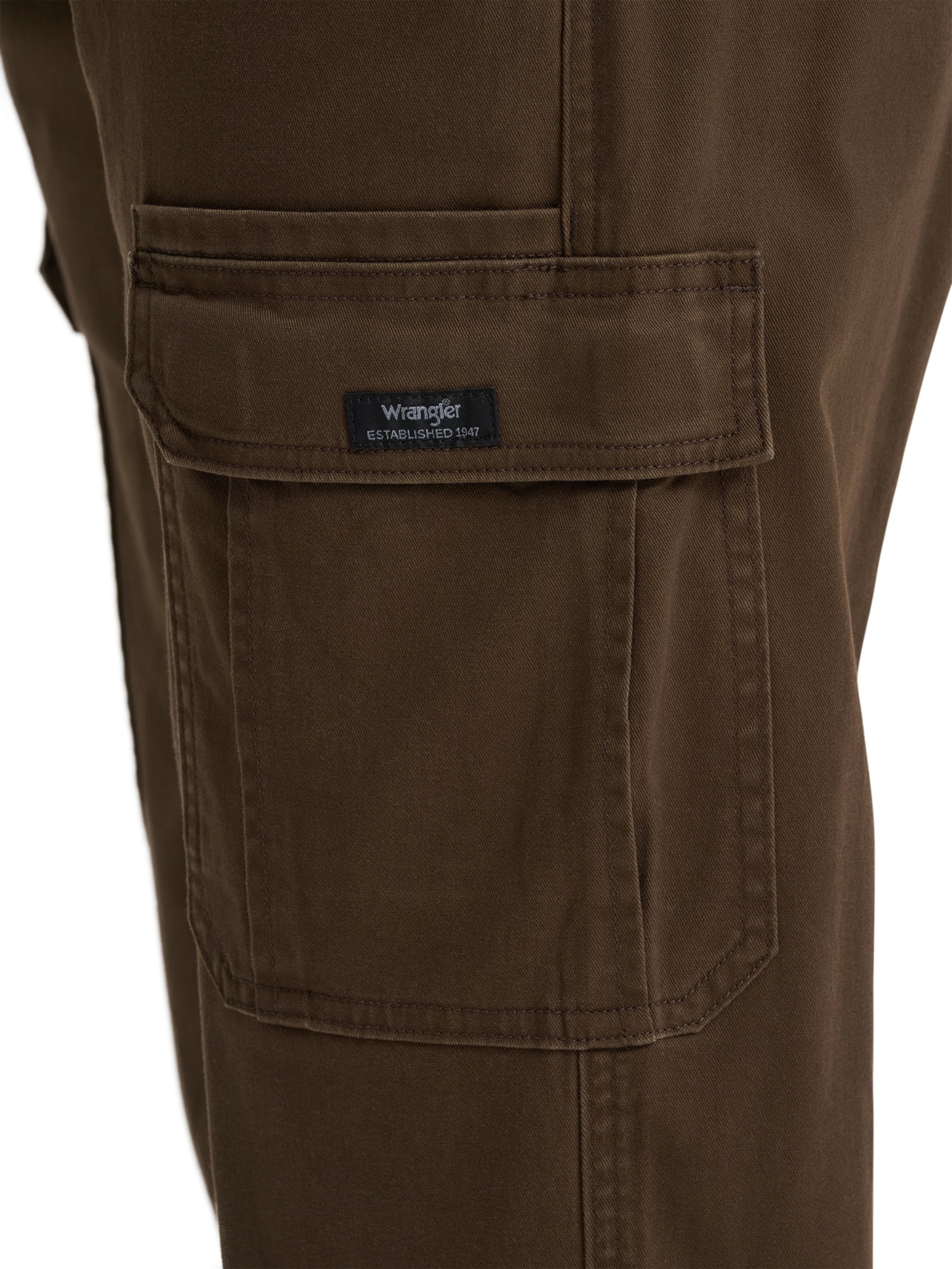 Wrangler Men's and Big Men's Relaxed Fit Cargo Pants With Stretch