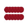 thumbnail image 1 of 12 Pcs, 12.6 Pouces, Plaques de Chargeur en Plastique Récif, Réutilisables et Résistantes aux Chocs Parfaites pour Mariage, Fête, Noël Rouge 13 Pouces, 1 of 6