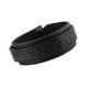 thumbnail image 5 of Pulsera de Cuero Punk con Cordón, 5 cm con Correa Ancha, Pulsera Rígida, Muñeca Negro, 5 of 8