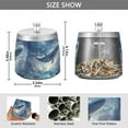 thumbnail image 2 of Yayeee Ashtray with Lid for Cigarette Smokeless Stainless Steel Home Ash Holder, Night Floating Whale, 2 of 7