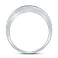 thumbnail image 4 of 10kt White Gold Mens Round Diamond Wedding Band Ring 1/4 Cttw, 4 of 4