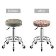 thumbnail image 4 of Goofa Rose Flowers Printed Stool Covers Round, Waterproof Round Bar Stool Covers Anti-Slip Round Bar Stool Seat Cover with Elastic Bands Durable -, 4 of 7