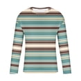 thumbnail image 5 of Vetsdori Mens Shirts Casual Gradient Print Pullover Big and Tall Winter Long Sleeve Stylish Blouses for Men Plus Size, 5 of 5