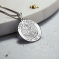 thumbnail image 3 of Picturesongold.Com Saint Maurice Religious Medal Female Adult-2/3 inch Size of Dime, Sterling Silver, 3 of 8