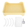 thumbnail image 2 of Puppy Potty Tray, Pee Pad Holder with Stainless Steel Grid Training Toilet Designed for Small Medium Dogs, 2 of 7