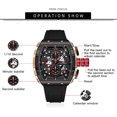 thumbnail image 5 of Men's Watch Fashion Sport Wrist Watches (Chronograph/Waterproof/Luminous/Calendar) Silicon Strap Quartz Watch for Men, 5 of 5