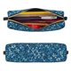 thumbnail image 2 of Disketp Blue Glitter Estuche de Lápices de Cuero con Cierre, Estuche Compacto para Papelería, Bolígrafos y Accesorios Pequeños, 2 of 7