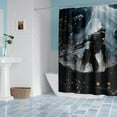 thumbnail image 4 of Cartoon For The Master Chief Themed Shower Curtain for Bathroom Decor,Durable Waterproof Polyester Fabric,72x72 Inch with 12 Pack Hooks Washable Curtain Set, 4 of 5