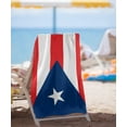 thumbnail image 2 of Puerto Rico Flag Beach Towel, 30"x60", Beach Towel, 2 of 6