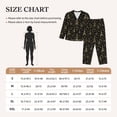 thumbnail image 4 of Lsque Paris Romantic Pattern Long Sleeve Pajama Set for Women - Soft 2-Piece Sleepwear and Loungewear Set with Pockets, Comfy Nightwear-, 4 of 7