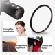 thumbnail image 2 of 1/4 Soft Diffusion Filter, Cinematic Hazy Effect, Matte and Frosted Optical Glass Filter for DSLR Camera, 82mm Micro Lens, 2 of 3