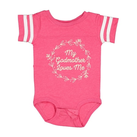 

Inktastic My Godmother Loves Me Gift Baby Girl Bodysuit