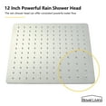 thumbnail image 4 of Boyel Living Bathroom Luxury Shower System Set 12 Inch Rainfall Shower Head with Handheld Shower ,Wall Mounted High Pressure Shower Faucet in Brushed Nickel Shower Head, 4 of 10
