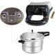 thumbnail image 3 of Korta sidohandtag, tryckkokarhandtag, kort grythandtag, för soppgrytor, ångkokare, tryckkokare med skruvar Ett hål grythandtag (svart), 3 of 5