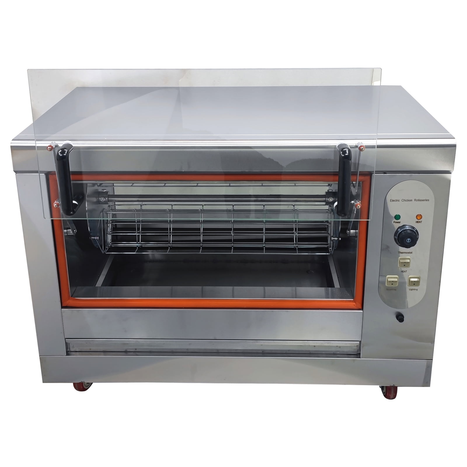 Electric Chicken Rotisserie Machine 220V Desktop Rotary Roaster Rotating Rotisserie Oven