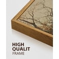 thumbnail image 3 of Drsoum Vintage Village Landscape Wall Art 11x14in Natural Framed Rustic Retro Countryside Scenery Prints Farmhouse Classic Decorations for Living Room Home Office, 3 of 6