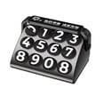 thumbnail image 2 of Miulika Car Parking Number Plate,Parking Phone Number Plate,Vehicle Creative Notification Phone Number Card,Parking Phone Number Card Black, 2 of 9