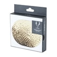 thumbnail image 6 of Viski Hammered Brass Drink Coasters for Cocktails, Table Decor, Set of 4, 6 of 6