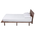 thumbnail image 2 of Baxton Studio Alyssa Japandi Walnut Brown Wood King Size Platform Bed, 2 of 6