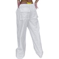 thumbnail image 4 of Pantalones Sunloudy Pierna Ancha Mujer Cordón Cintura Baja Negro, 4 of 9